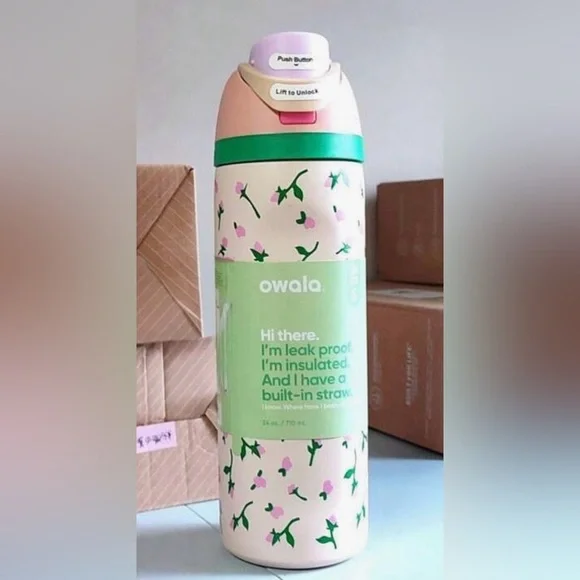 LIMITED ED TikTok Viral Owala Tea Time Bottle~32oz~Urban Outfitters~SOLD OUT~NWT - Picture 4 of 9